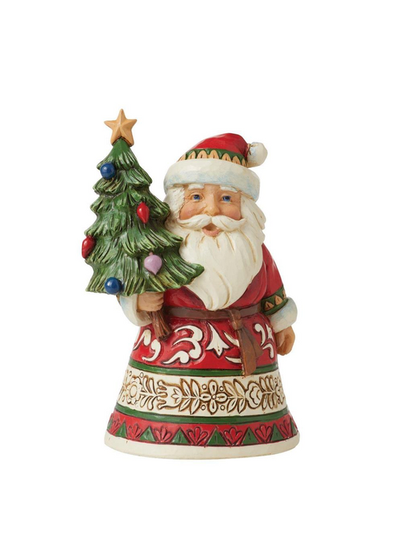 NEW Mini Santa Holding Tree by Jim Shore **PREORDER ITEM**