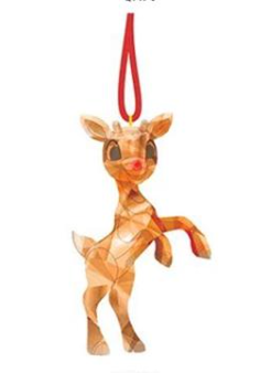NEW Rudolph Facet Ornament **PREORDER ITEM**