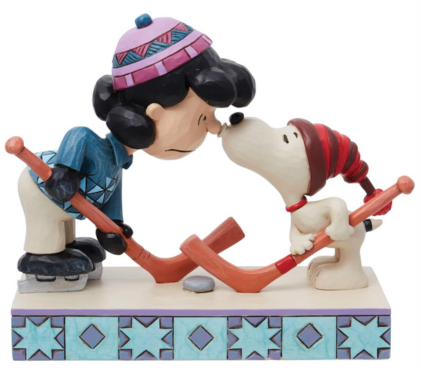 NEW Peanuts Snoopy and Lucy Hockey by Jim Shore