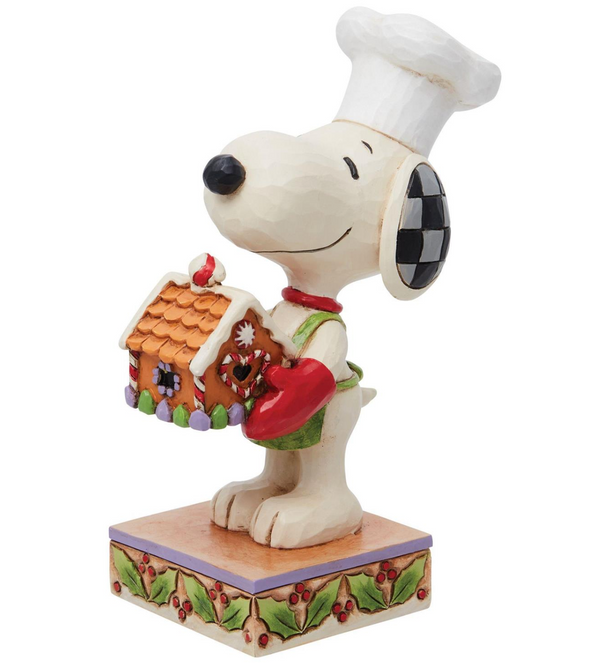 NEW Peanuts Snoopy with Gingerbread House by Jim Shore **PREORDER ITEM**