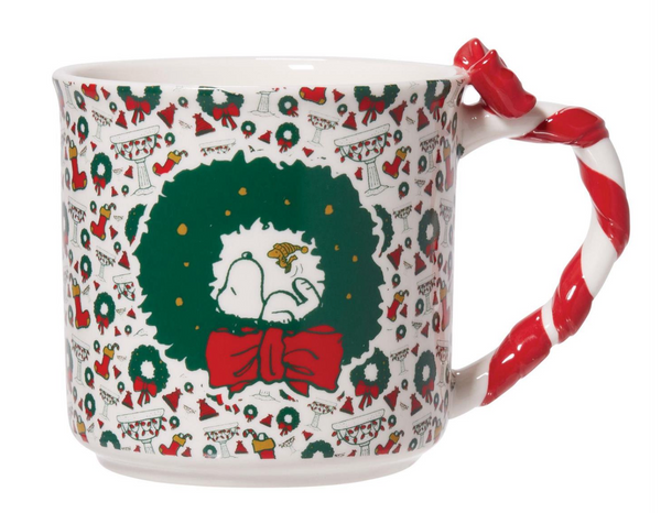 NEW Snoopy Wreath Mug **PREORDER ITEM**