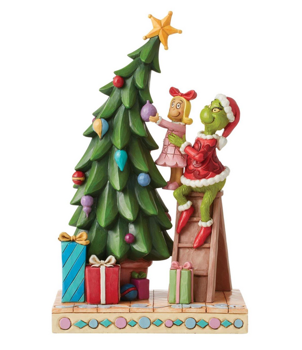 NEW Grinch/Cindy Decorating Tree by Jim Shore