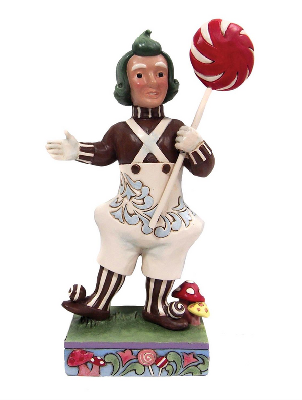 NEW Willy Wonka Oompa Loompa with Lollipop by Jim Shore